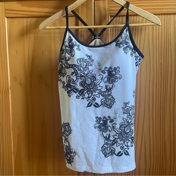 Lululemon Power Y Floral Paisley Tank Top - Rare - Picture 1 of 8